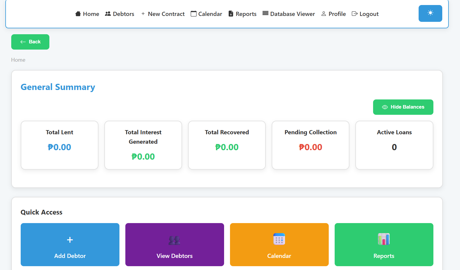 PrestaControl dashboard