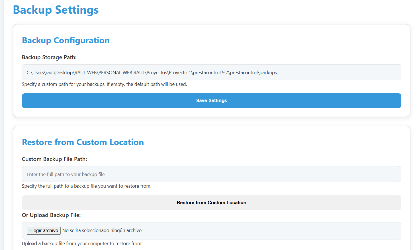 PrestaControl payment tracking