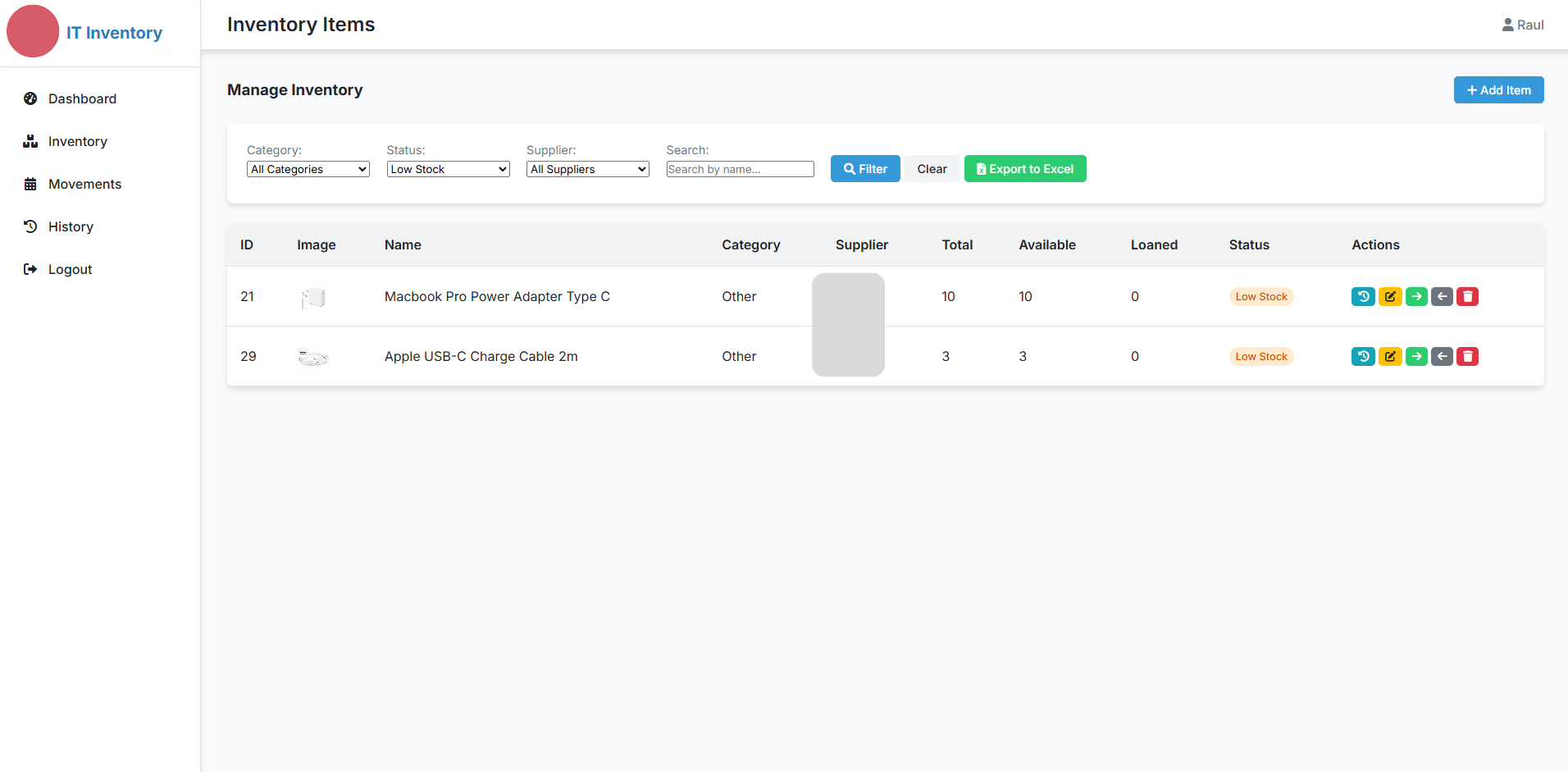 IT Inventory authentication