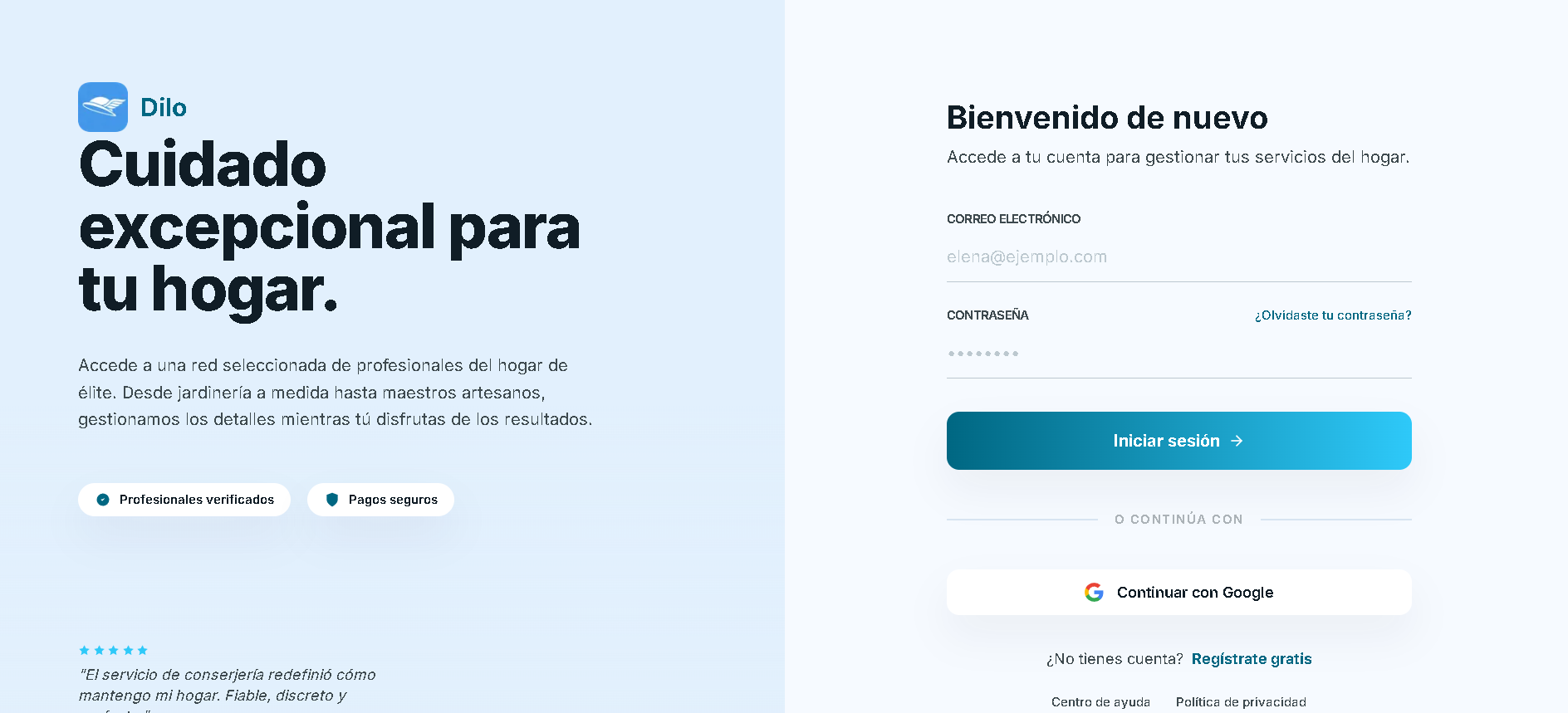 Dilo App - Sistema de mensajería en tiempo real
